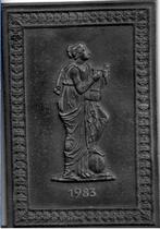 3 gietijjzeren Wandplaatjes, Antiek en Kunst, Ophalen of Verzenden