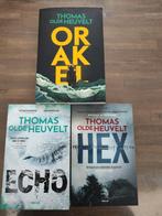Drie thrillers / boeken van Thomas Olde Heuvelt, Ophalen of Verzenden, Zo goed als nieuw