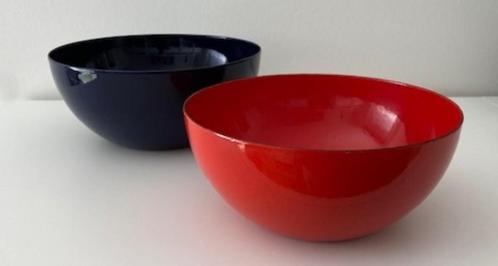 Kaj Franck Finel / Arabia 2 decoratieve emaille schalen, Antiek en Kunst, Antiek | Keukenbenodigdheden, Verzenden