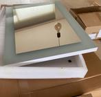 Badkamerspiegel met verwarming en verlichting in doos €75, Ophalen, Nieuw, Minder dan 100 cm, Rechthoekig