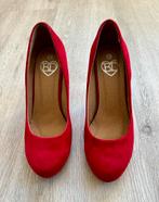 Pumps , rood , maat 39 , zgan., Pumps, Ophalen of Verzenden, Zo goed als nieuw, Rood