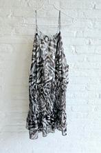 Jurk zebraprint Zara, Bruin, Zara, Maat 42/44 (L), Ophalen of Verzenden