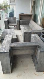 Steigerhout lounge set, Tuin en Terras, Tuinsets en Loungesets, Gebruikt, Ophalen, Steigerhout