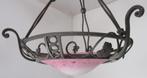 kleine art deco lamp luchter Schneider coup 10, Antiek en Kunst, Ophalen