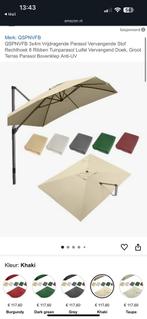 Parasoldoek nieuw 280x280 taupe, Tuin en Terras, Ophalen of Verzenden, Nieuw, 2 tot 3 meter, Zweefparasol