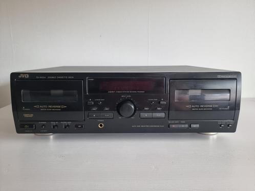 cassettedeck, Audio, Tv en Foto, Cassettedecks, Dubbel, JVC, Auto-reverse, Tiptoetsen, High speed dubbing, Tape counter, Ophalen