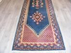 Handgeknoopt Oosters  loper uit Turkije Maat: 0.90X3.28.m, Crème, Verzenden, 200 cm of meer, 50 tot 100 cm