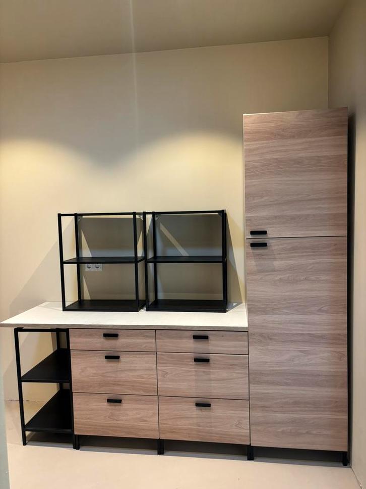 ENHET keukenmeubel, Huis en Inrichting, Keuken | Keukenelementen, Gebruikt, 200 cm of meer, 200 cm of meer, 50 tot 75 cm, Wit