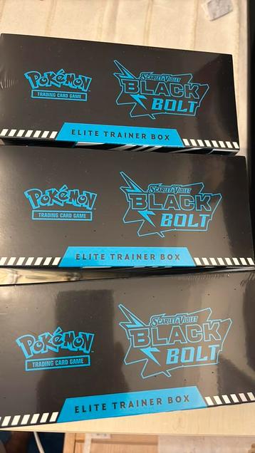 Pokemon black bolt ETB 3stuks beschikbaar voor biedingen