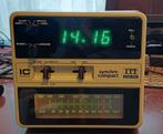 Vintage space age Schaub Lorenz Synchro Compact Wekker Radio, Ophalen of Verzenden, Gebruikt, Radio