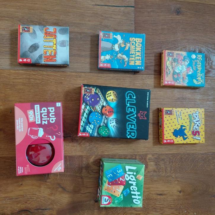 Kleine spelletjes: Leuke schoencadeaus. 4,50 euro per stuk, Hobby en Vrije tijd, Gezelschapsspellen | Bordspellen, Nieuw, Een of twee spelers