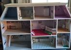 Prachtig poppenhuis grachtenpand met popjes en meubeltjes, Verzamelen, Poppenhuizen en Toebehoren, Ophalen, Zo goed als nieuw