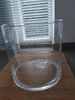 Super mooie vaas handgeblazen bubble glas, Overige kleuren, Ophalen of Verzenden, Minder dan 50 cm, Glas