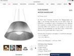 Flos Romeo Moon Hanglamp, Huis en Inrichting, Lampen | Hanglampen, Ophalen, Kassiek, Minder dan 50 cm, Glas
