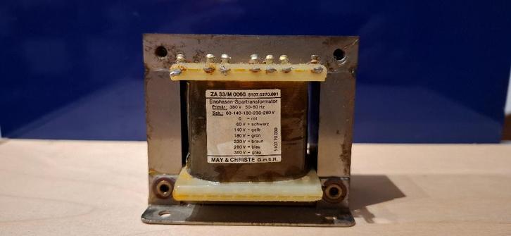Transformator, Hobby en Vrije tijd, Elektronica-componenten, Gebruikt, Ophalen of Verzenden