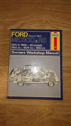 Haynes owners Workshop manual Ford Escort RS2000, Ophalen of Verzenden