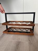 Hangend wijnrek - De Bommel, Ophalen, 5 tot 15 flessen, Zo goed als nieuw, Minder dan 50 cm