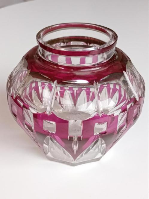 Val Saint Lambert vaasje, Antiek en Kunst, Antiek | Glas en Kristal, Ophalen