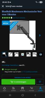 Monitor arm, Ophalen of Verzenden, Zo goed als nieuw