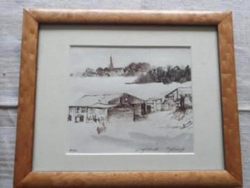 Aquarel Wijdenes 1977 Ariën van Waterland beschikbaar voor biedingen