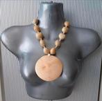 Manouk - ketting met pitten en kokoshanger, Overige materialen, Verstelbaar, Overige kleuren, Verzenden