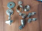 SET 4 WIELEN TROLLEY JAREN LACCA PONTI ITALY HOUTEN POTEN, Ophalen of Verzenden, Gebruikt, Overige typen