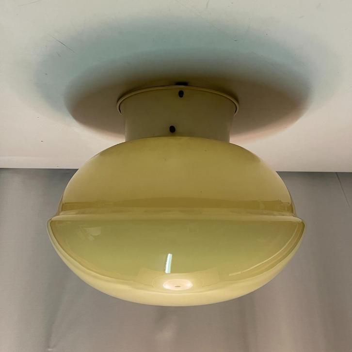OPRUIMING Grote  jaren 50 60 plafondlamp Industria Rotterdam, Antiek en Kunst, Antiek | Lampen, Ophalen