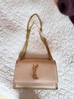YSL Sunset Medium Tas - Beige Crème, Ophalen of Verzenden, Zo goed als nieuw, Beige, Schoudertasje
