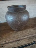 Bruine  vaas, Overige kleuren, Ophalen of Verzenden, Minder dan 50 cm, Glas