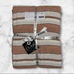 100% linnen dekbedovertrek 240x220 met slopen Nature Stripes, Huis en Inrichting, Slaapkamer | Beddengoed, Ophalen of Verzenden