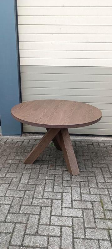 Ronde Eetkamertafel Massief Hout - 120cm beschikbaar voor biedingen