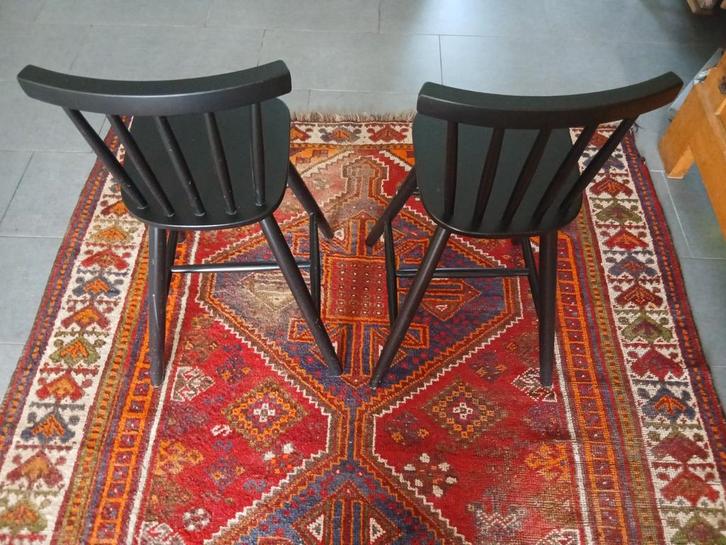 Krukjes/Stoeltjes - Set van2 decoratie gezellig sfeer warmte, Huis en Inrichting, Krukjes, Zo goed als nieuw, Ophalen