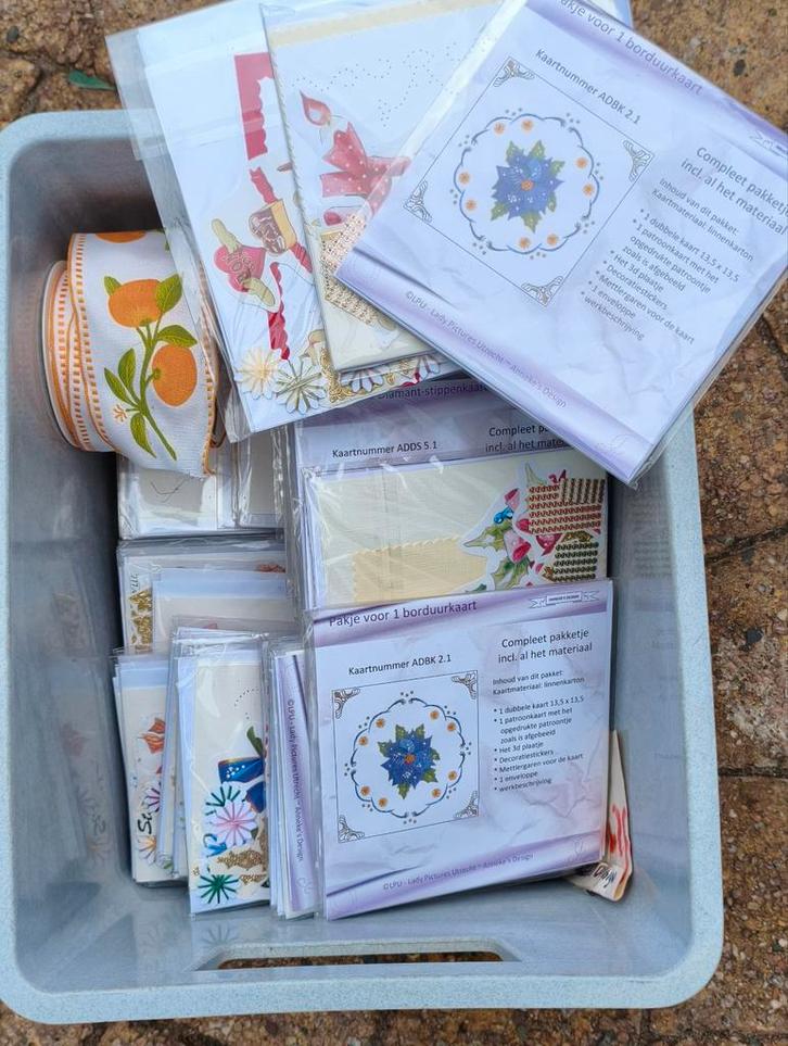 Borduur of Diamant stippen kaart, Diversen, Wenskaarten, Zo goed als nieuw, Ophalen of Verzenden