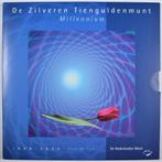 Nederland 10 Gulden 1999 Millennium, Koningin Beatrix, Zilver, Ophalen of Verzenden, Losse munt