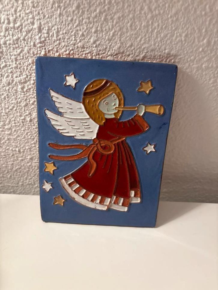 Keramiek Engel Wanddecoratie Pottenbakkers Oisterwijk, Antiek en Kunst, Antiek | Wandborden en Tegels, Ophalen of Verzenden