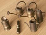 6 antieke mini koperen figuren letterbak, Antiek en Kunst, Ophalen of Verzenden