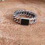 Best to Buddha Ring chain met onyx 925Zilver maat 19, Sieraden, Tassen en Uiterlijk, Ringen, Nieuw, Ophalen of Verzenden, Dame of Heer