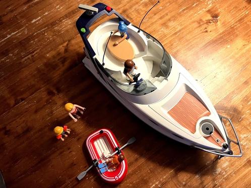 Playmobil boot met dinghy, Kinderen en Baby's, Speelgoed | Playmobil, Zo goed als nieuw, Complete set, Ophalen