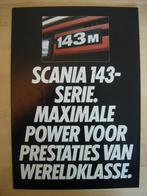 Scania 143 Brochure ca 1989 - Front & Torpedo T143 V8, Overige merken, Scania, Ophalen, Gelezen