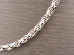 Zilveren koordcollier                                   Z167, Sieraden, Tassen en Uiterlijk, Kettingen, Gebruikt, ., Ophalen of Verzenden