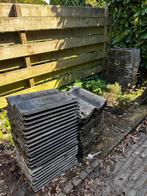 Betonnen dakpannen, Doe-het-zelf en Verbouw, Dakpannen en Dakbedekking, Ophalen, Overige materialen, Gebruikt, Minder dan 5 m²
