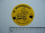 sticker oud ANWB WEGENWACHT WW zijspan motorfiets strip, Verzenden, Zo goed als nieuw, Bedrijf of Vereniging
