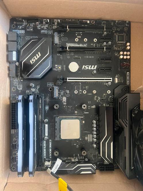 AMD Ryzen 7 5800x Upgradeset (incl moederbord, ram & koeler), Computers en Software, Processors, Zo goed als nieuw, 3 tot 4 Ghz