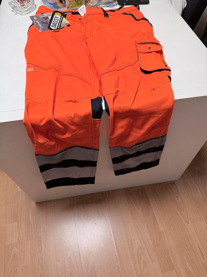 Oranje Bouwkleding met Reflectoren, Doe-het-zelf en Verbouw, Veiligheidskleding, Nieuw, Ophalen of Verzenden