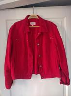 Rood  linnen Jackpot Jasje Maat 3 (38/40), Maat 38/40 (M), Jackpot, Ophalen of Verzenden, Zo goed als nieuw