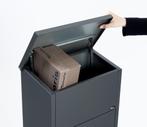Pakket brievenbus Allux 600 zwart-antraciet-verzinkt-RVS, Ophalen of Verzenden, Nieuw, Overige materialen