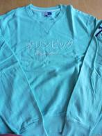 Mintgroene sweater met geborduurde print maat 3XL, Overige kleuren, Overige maten, Ophalen of Verzenden, Zo goed als nieuw