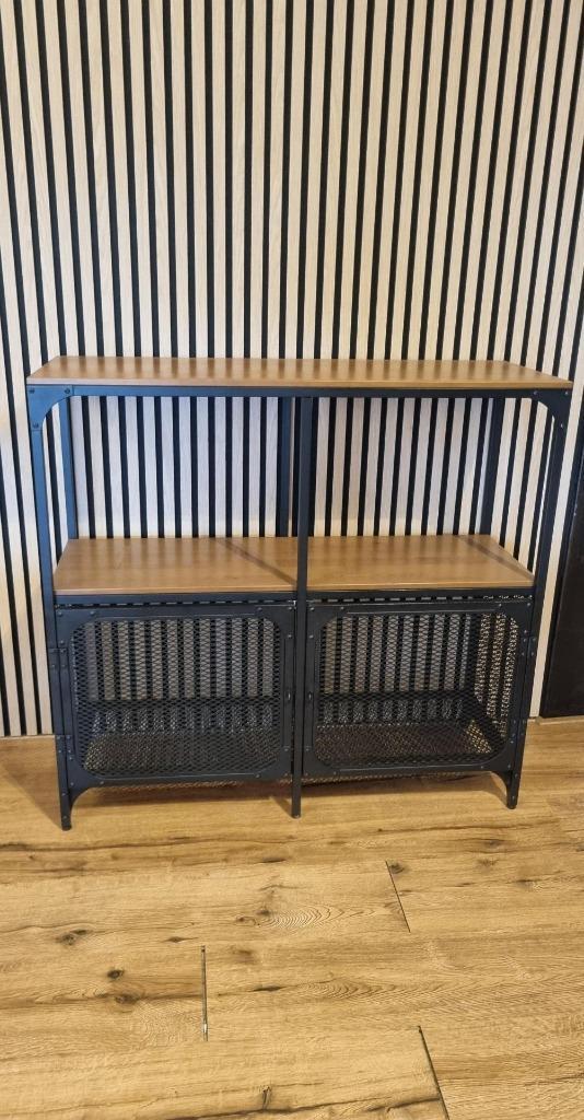 Mooi opbergkastje (2x), Huis en Inrichting, Kasten | Dressoirs, Zo goed als nieuw, 50 tot 100 cm, 25 tot 50 cm, Met deur(en), Met plank(en)