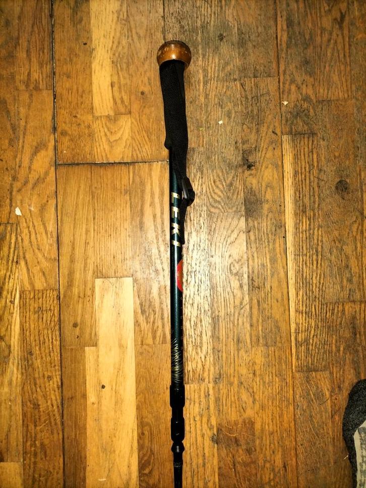 LEKI Wandelstok met schroefknop in het handvat - voor camera, Audio, Tv en Foto, Fotocamera's Digitaal, Gebruikt, Ophalen of Verzenden