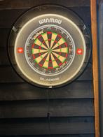 Winmau Blade 6 Dartbord met Verlichting, Ophalen, Zo goed als nieuw, Dartbord